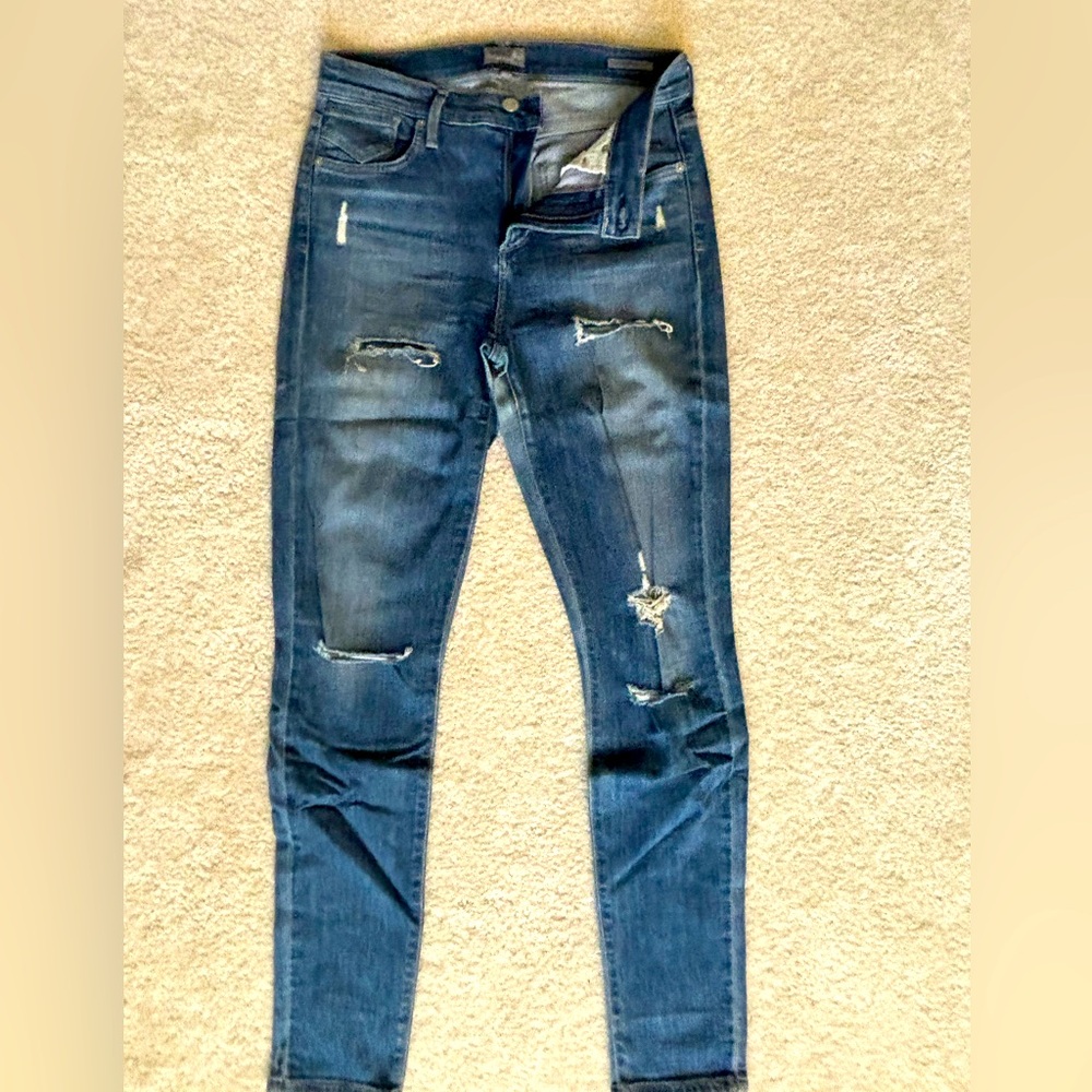 AGOLDE Distressed Skinny Jeans - size 27
